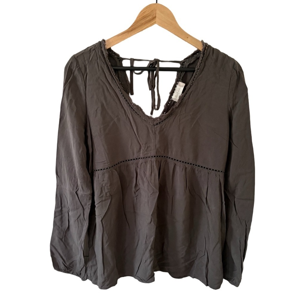 Altar'd State Dark Gray Blouse